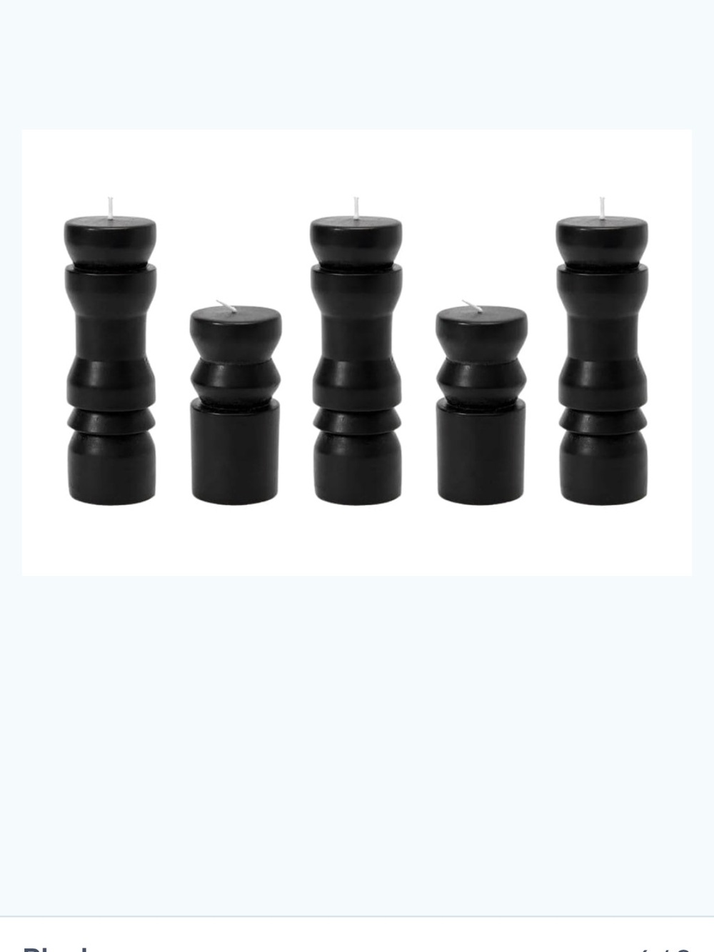 Areaware - Totem Candle (Small + Medium) - Set of 5